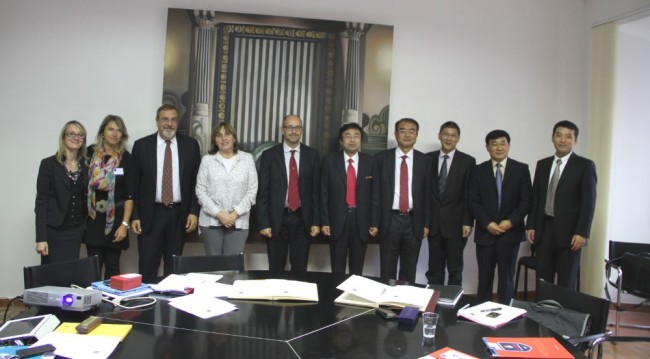 incontro UniCam - delegazione cinese