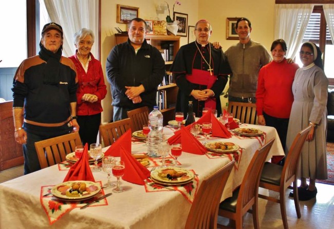 Vescovo - pranzo di Natale