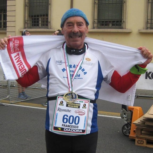 Francesco Capecci, 600 maratone e non sentirle!