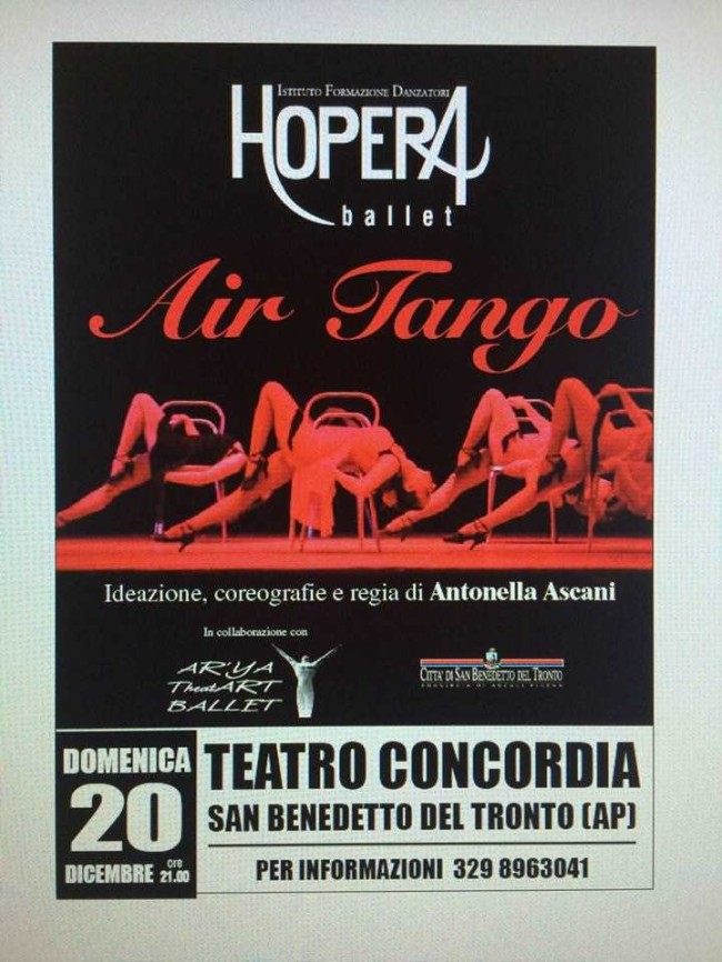 “Air tango” al Concordia