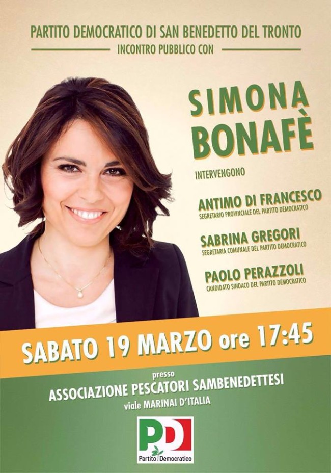 Incontro con l'Eurodeputata Simona Bonafè