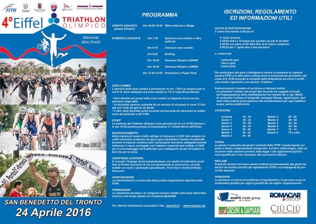 Eiffel Triathlon Olimpico “Memorial Gino Orsini”