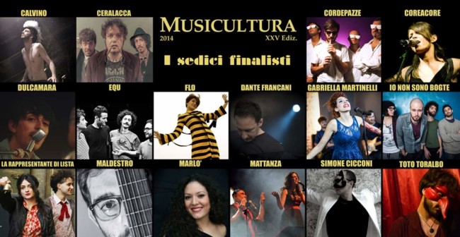 Musicultura, i 16 finalisti