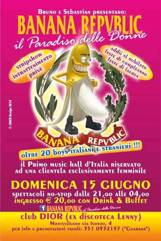 Night club per sole donne: “Banana Republic – il Paradiso delle donne” a Montesilvano
