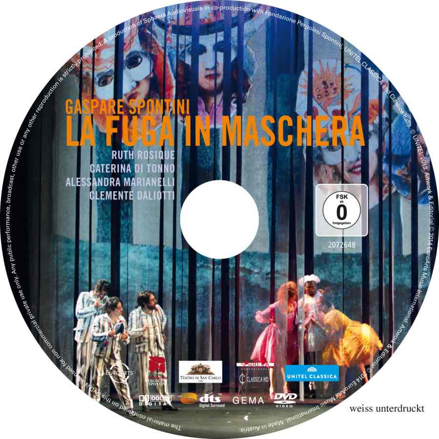 La fuga in maschera di Gaspare Spontini da Jesi e Maiolati nel mondo grazie ad un nuovo dvd