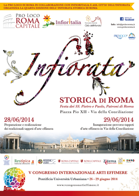 L’Associazione Infiorate Artistiche di Torricella Sicura partecipa all’Infiorata Storica di Roma