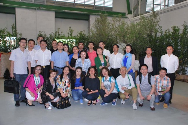 delegazione cinese in visita al presidio Expo-Centro Agroalimentare