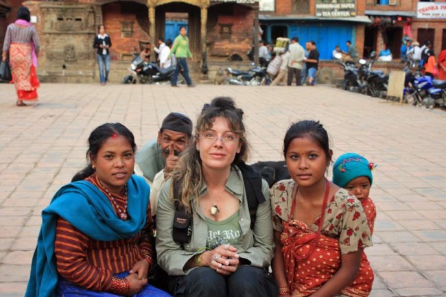 Raffaella Milandri in Nepal