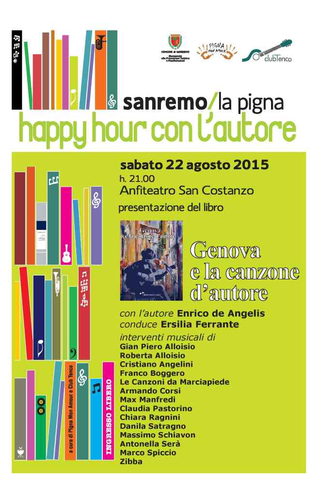 Happy hour con l’autore: Enrico de Angelis, “Genova e la canzone d’autore”