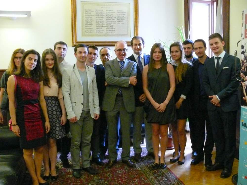 Gli studenti di Mosca incontrano il rettore UniMc