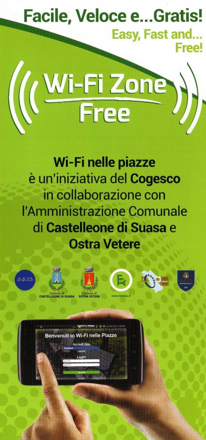 Attivazione wi-fi nel centro abitato di Castelleone