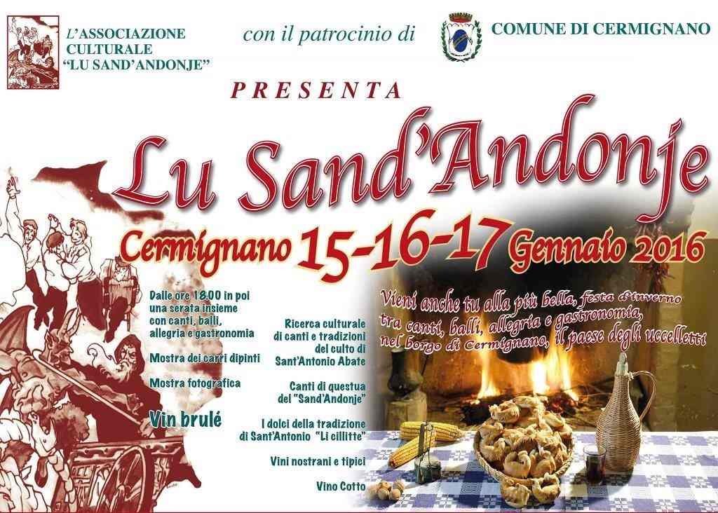 Lu Sand’Andonje di Cermignano: al via la 23ma edizione