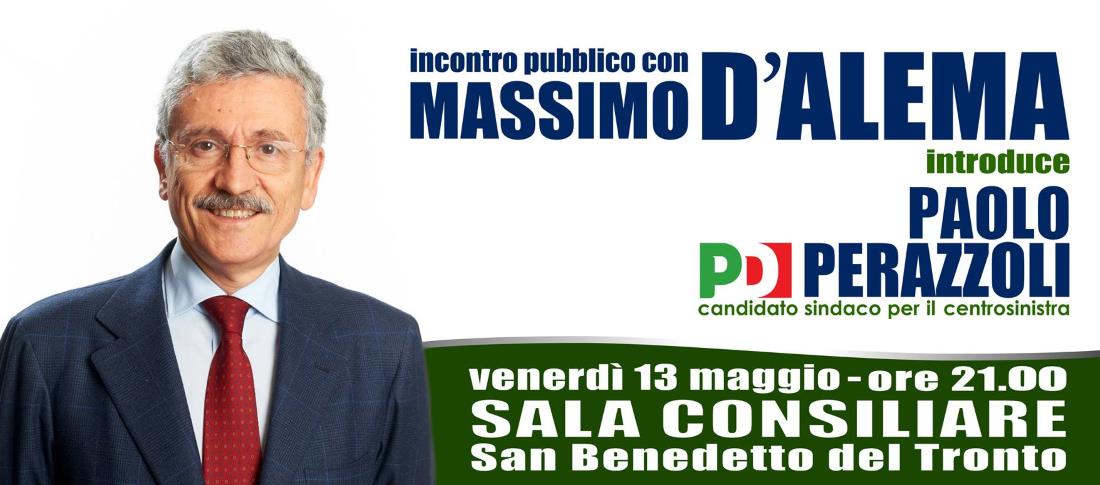Incontro pubblico con Massimo D’Alema