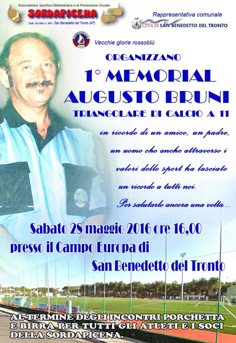 Memorial Augusto Bruni al Campo Europa