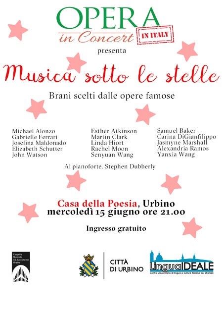 Musica sotto le stelle, “Opera in concert” a Urbino