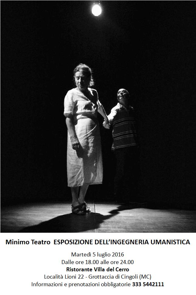 Minimo Teatro: Esposizione dell’Ingegneria Umanistica