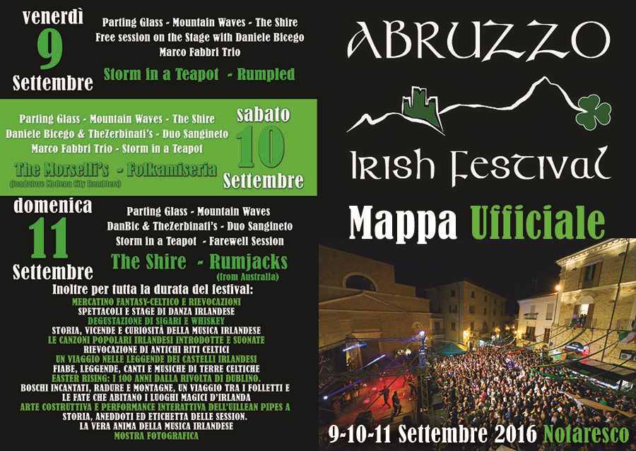In 30mila a Notaresco da tutta Italia per il 3° Abruzzo Irish Festival