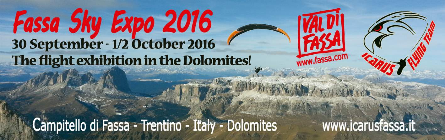 Tra le Dolomiti verso un nuovo successo l’expo 2016 del volo libero
