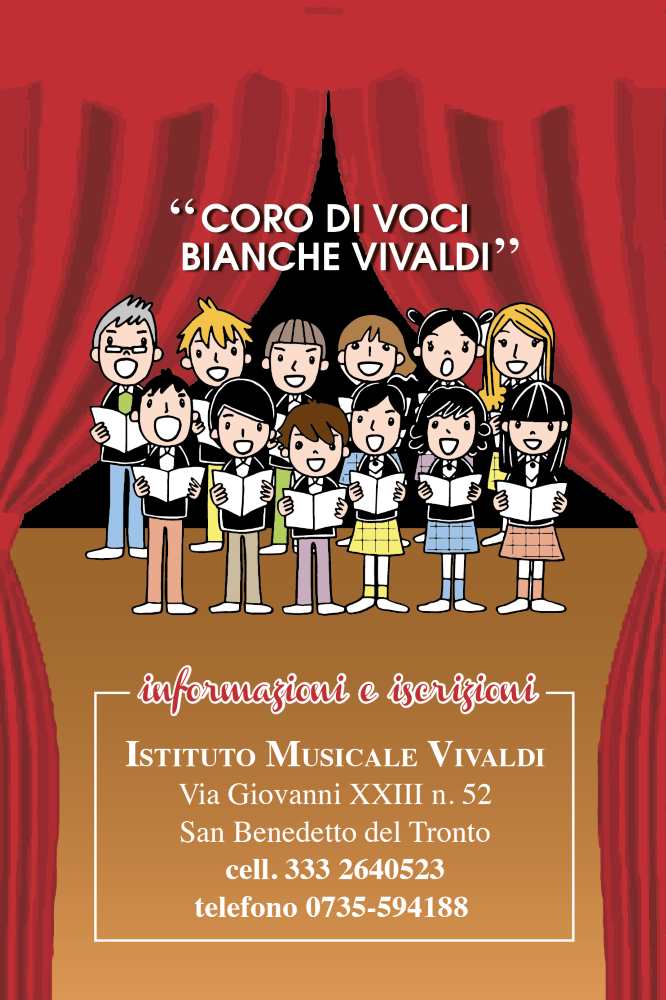 Attivato il Corso “Coro di Voci Bianche”  all’Istituto Vivaldi