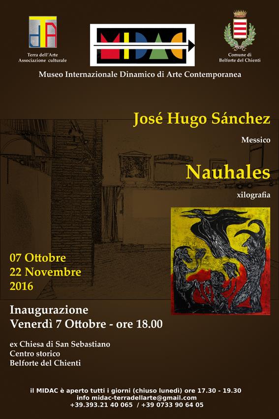 Mostra personale “Nahuales” di José Hugo Sánchez (Messico)