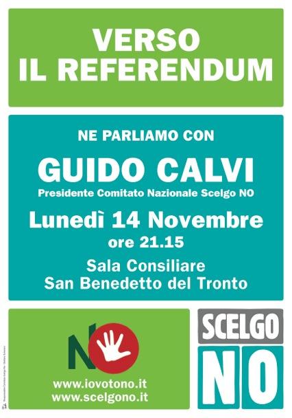 Referendum Costituzionale, incontro con Guido Calvi