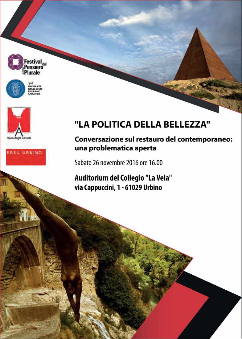 La politica della bellezza: sabato 26 nov il convegno a Urbino
