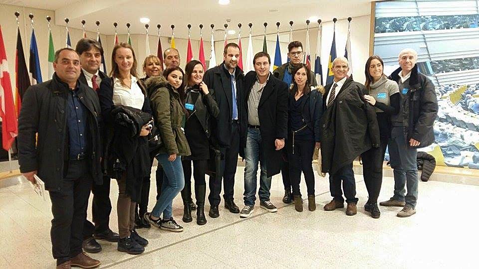 Amministratori marchigiani a Bruxelles in visita al Parlamento Europeo