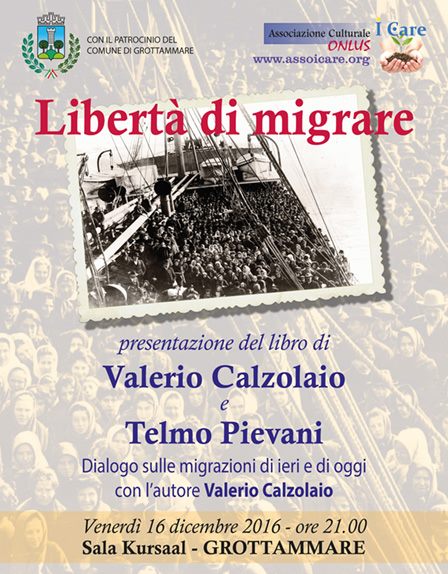 Calzolaio e Pievani, “Libertà di migrare”