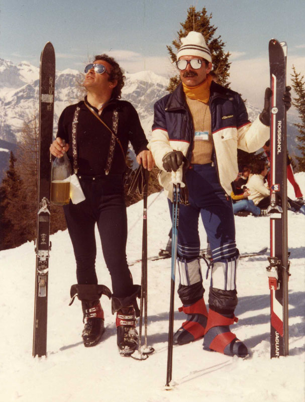 Andalo 1980 - da sx Giuliani, Lucadei 