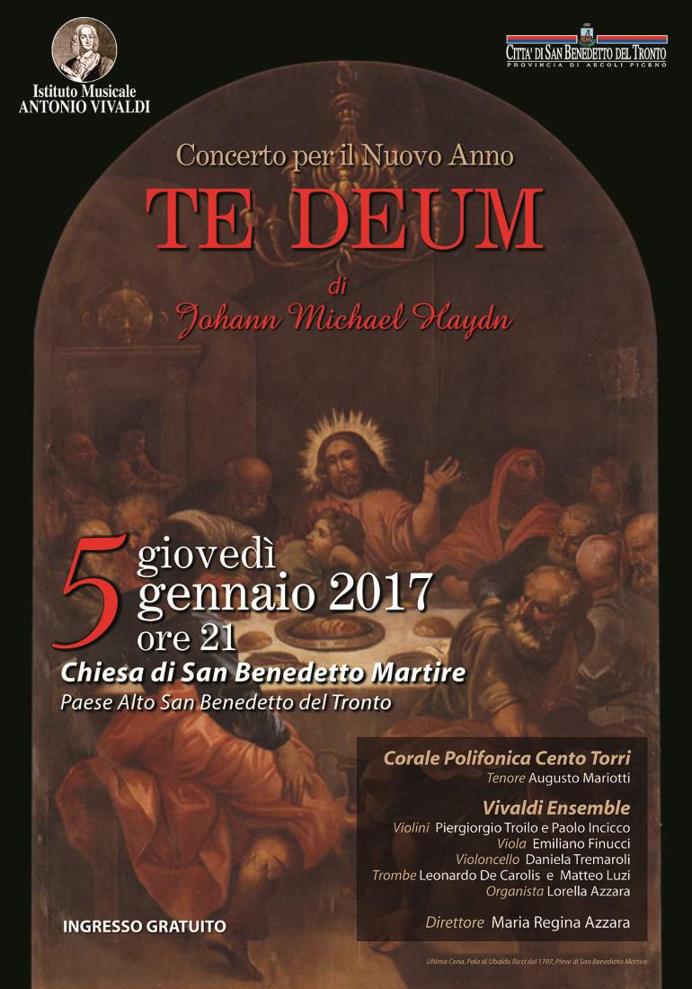 Concerto per il Nuovo Anno con il “Te Deum” di Johann Michael Haydn