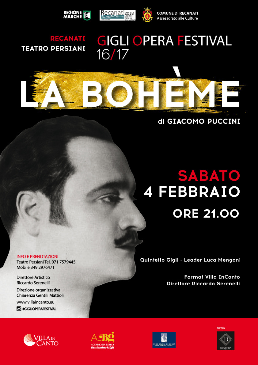 Al Gigli Opera Festival di Recanati arriva La Bohème