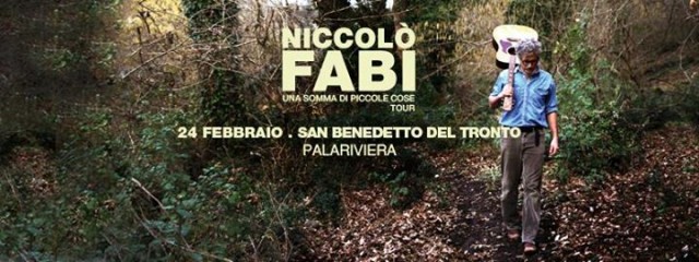 Niccolò Fabi, la prossima settimana la tappa sambenedettese del tour teatrale
