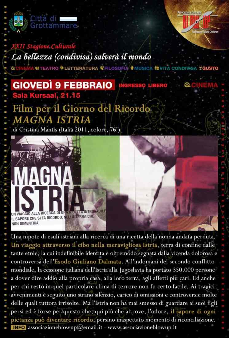 Blow Up, documentario “Magna Istria” di Cristina Mantis a Grottammare