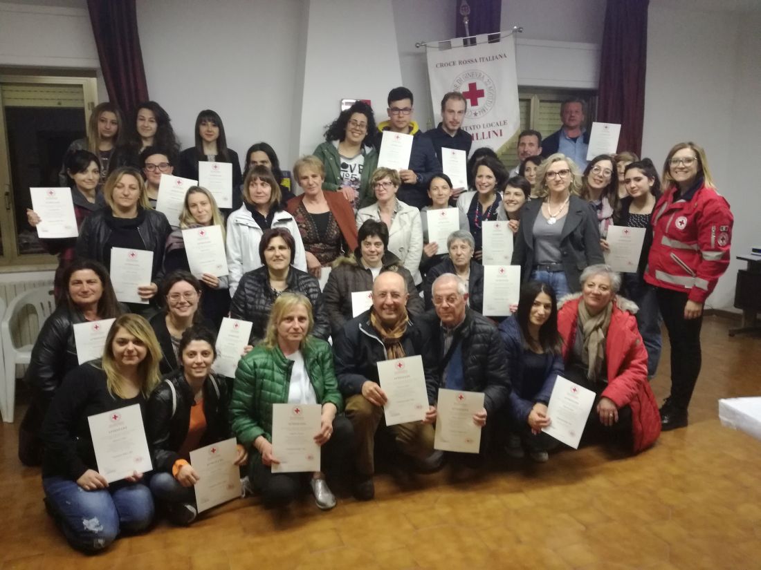 45 nuovi volontari alla Croce Rossa Italiana dei Sibillini