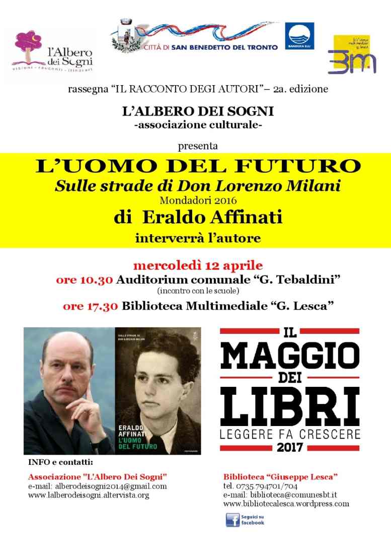 Eraldo Affinati, “L’uomo del futuro. Sulle strade di Don Lorenzo Milani”