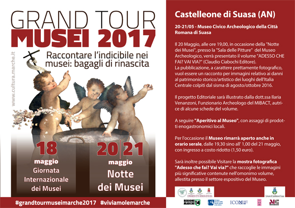 Grand Tour Musei 2017: “Raccontare l’indicibile nei musei: bagagli di rinascita”