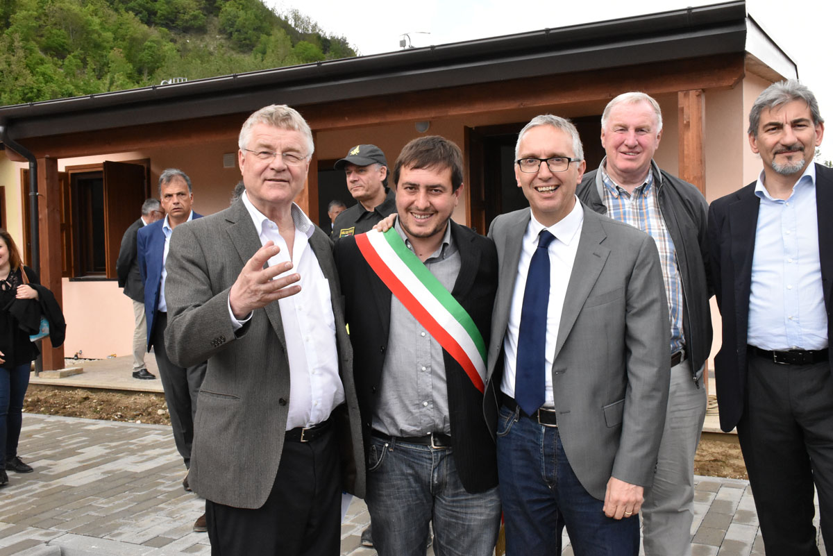 Delegazione europea in visita nelle zone terremotate delle Marche
