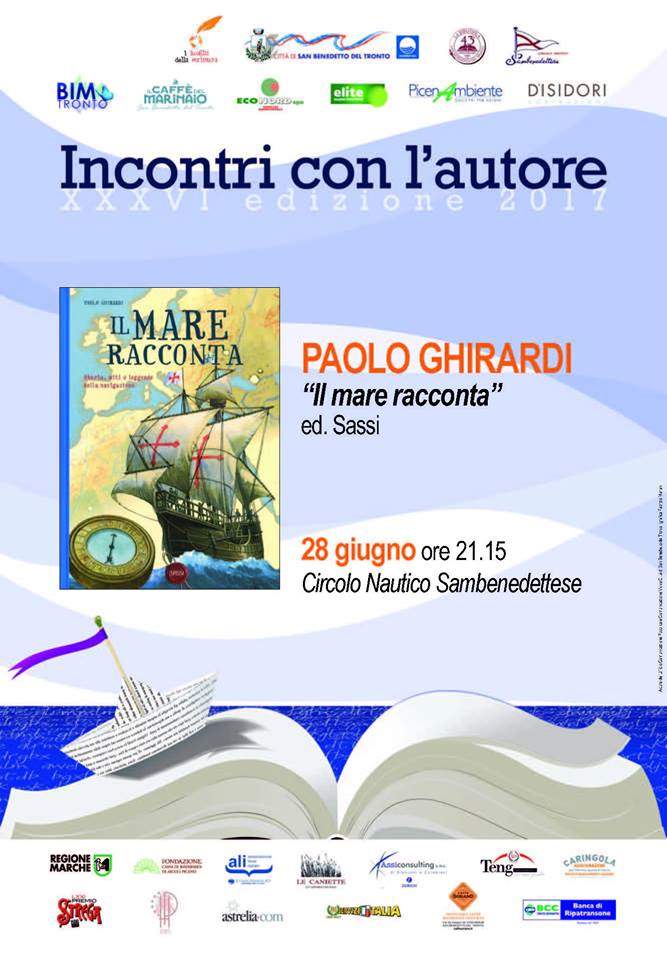 Incontri con l’autore: Paolo Ghirardi, “Il mare racconta” al Cns