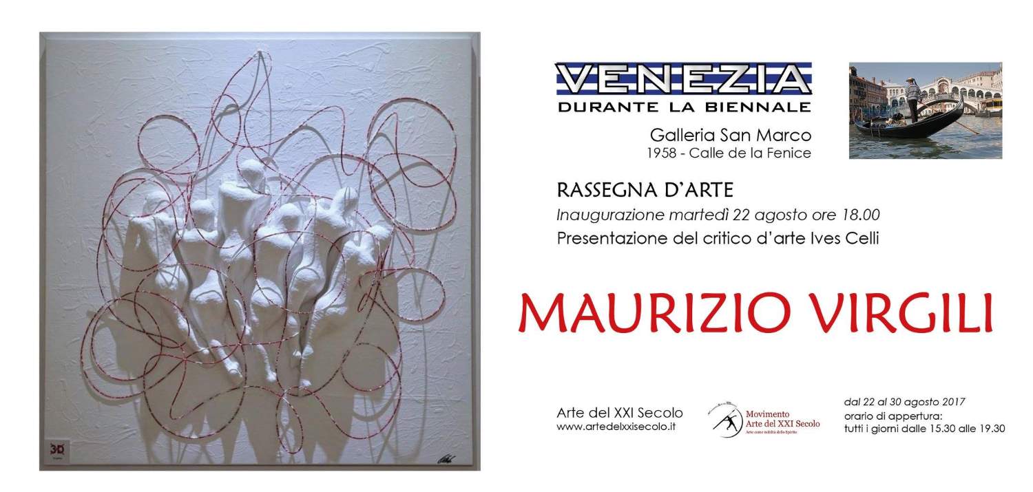 Maurizio Virgili partecipa alla mostra “Venezia – Durante la Biennale”