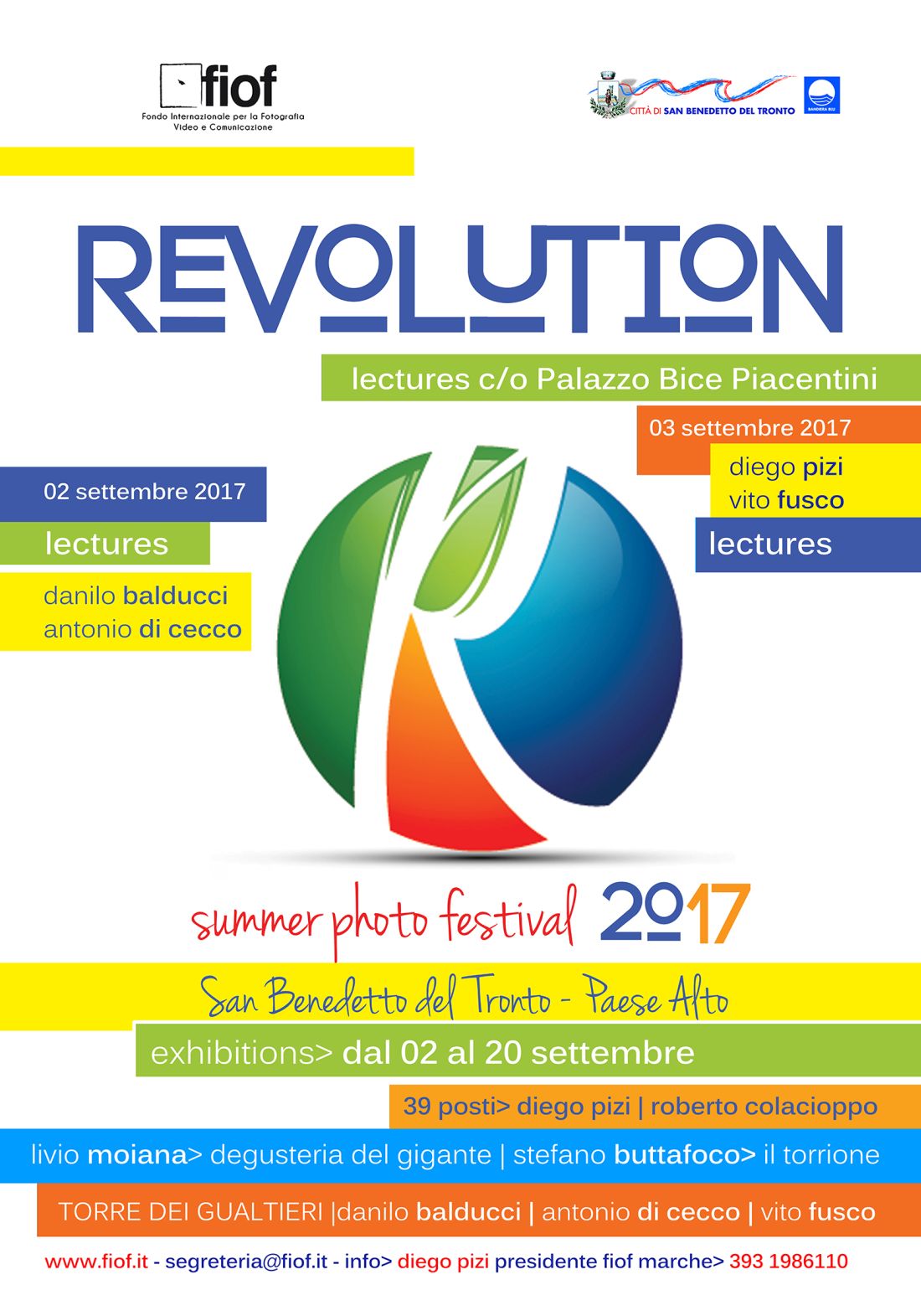 Pronti per il Fiof Revolution Summer Photo Festival 2017