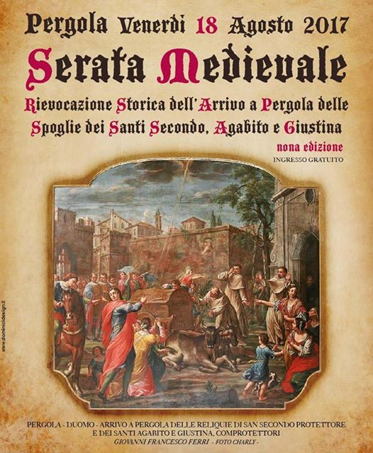 Pergola, Serata Medievale con 250 figuranti e la Quintana di Ascoli Piceno