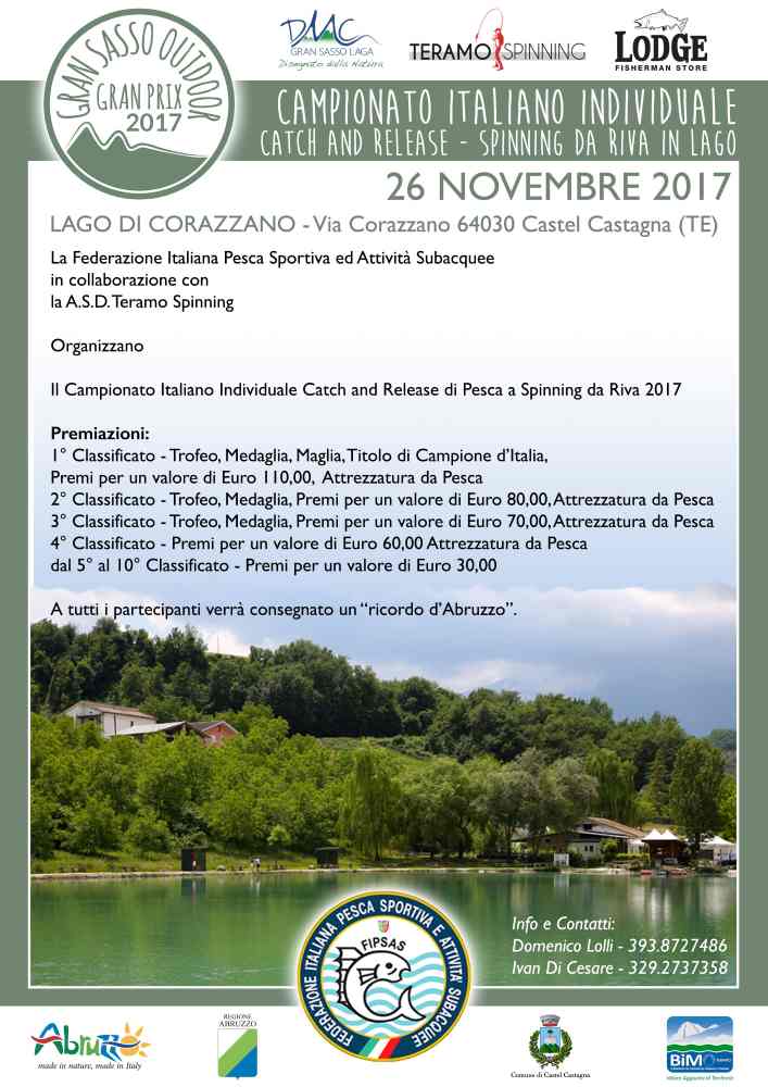 Catch and Release – Spinning da riva in lago