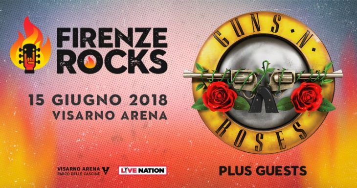 Annunciato il primo nome di Firenze Rocks 2018: Guns N’Roses