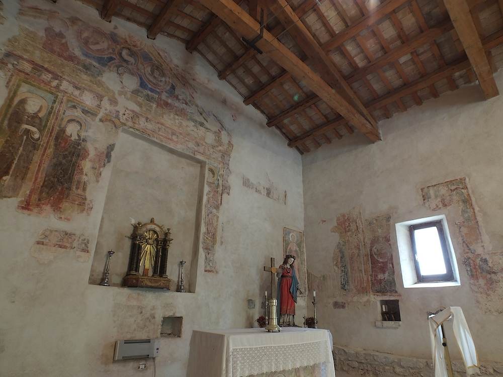 A Sefro la più antica immagine di San Francesco nelle Marche