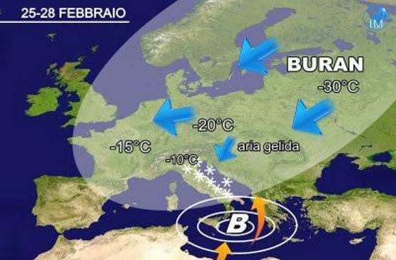 Buran, Fazzini: “Evidenti i segnali del cambiamento climatico”