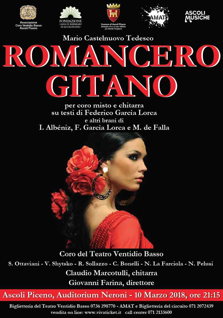 Coro del Teatro Ventidio Basso, “Romancero Gitano”  all’Auditorium Neroni