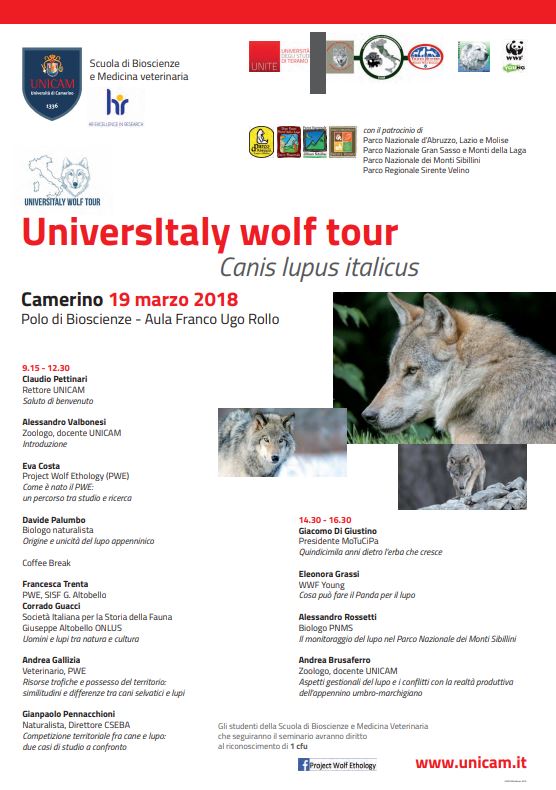UniCam ospita una tappa dell’“UniversItaly wolf tour”