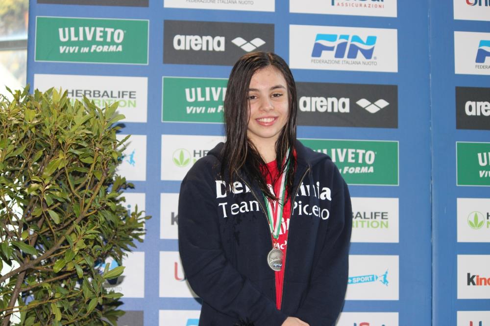 Nuoto, Lisa Maria Iotcu d’argento ai campionati italiani giovanili