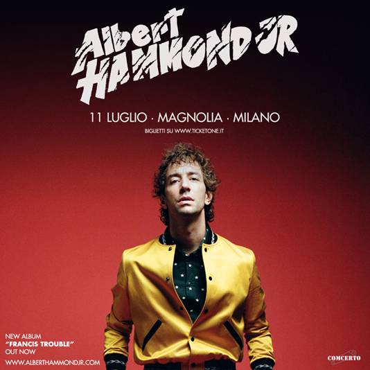 Albert Hammond Jr, il chitarrista degli Strokes a Milano per un’unica data