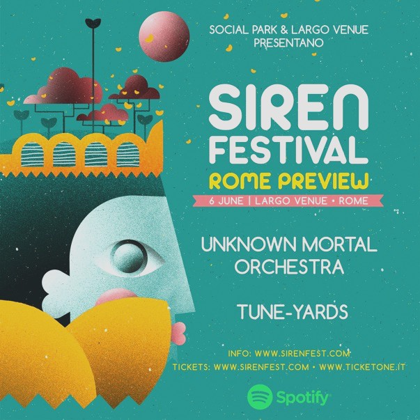 Siren Festival, il 6 giugno la Rome Preview